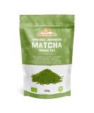 Japanese Organic Matcha Green Tea Powder - Premium Grade - 200g. Tea Produced in Japan Uji Kyoto. Use for Drinking Cooking Baking Smoothie Making and with Milk. Vegan & Vegetarian Friendly 200 g (Pack of 1) - Buy Online on SooperMarket.com