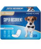 All-Absorb A27 Male Dog Wrap, 50 Count, Extra Small - Buy Online on SooperMarket.com