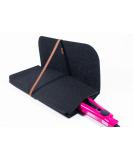 Glamza Hair Straightener Mat & Pouch - Made from Heat Resistant Safety Felt - Ideal for Home & Travel (Black (Pouchy)) - Buy Online on SooperMarket.com