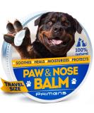 Natural Dog Paw Balm 0.5 oz - Paw Protection for Hot Pavement, Dry Paws, & Cracked Paws - Moisturizer for Cats & Dogs - Paw Protectors & Pad Lotion - Buy Online on SooperMarket.com