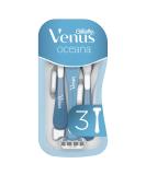 Gillette Venus Oceana Disposable Razors for Women - Pack of 4 (4 x 3 Pieces) | International Shipping Available - Buy Online on SooperMarket.com