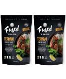 Fused Teriyaki Sauce - Ready to Use Japanese Marinade & Stir Fry Sauce for Meat & Veggies - No Artificial Preservatives or Additives - Vegetarian Friendly - 2x100ml Pouches (2 Servings per Pouch) - Buy Online on SooperMarket.com