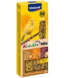 Vitakraft -21229 Kr cker Trio Mix (Egg grass seeds / Apricot fig / Sesame honey) Canaries -80g - Buy Online on SooperMarket.com