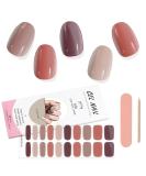 Kalolary Gel Nail Polish Strips Semi Cured Nail Gel Art Sticker Waterproof Full Nail Wraps Decal Sets with Nail File and Stick for Women Girls Nail Art Decor (UV/LED Lamp Required) (3) - Buy Online on SooperMarket.com