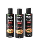 3 x Mioolio spice oil chilli oil fits pizza pasta vegetables meat etc. for cooking roasting and seasoning of all dishes without artificial flavors without palm fat - Buy Online on SooperMarket.com