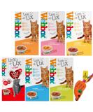 Cat Treats bundle contains Lick e Lix Chicken Salmon Beef Liver Cheese Cat Grass Licky Lix 6x5's Kitten Treat and Snacks Lick-e-Lix Total 30 sachets and our Catnip mouse toy - Buy Online on SooperMarket.com