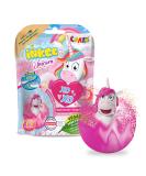 INKEE UNICORN | Bath bomb for children with surprise bath ball 100g with unicorn figures popcorn scent 1x Unicorn Single - Buy Online on SooperMarket.com