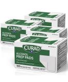 CURAD Alcohol Prep Pads (Pack of 4 Boxes) | 400 Pieces of Medium Isopropyl Alcohol Wipes Individually Wrapped | First Aid Alcohol Swabs for Cuts & Scrapes | Medical Alcohol Pads for General Cleansing 400 Count Prep Pads - Buy Online on SooperMarket.com