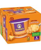 Annie's Real Aged Cheddar Macaroni & Cheese, Microwavable Mac & Cheese, 8 ct - Buy Online on SooperMarket.com