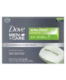 Dove Men+Care Bar 3 in 1 Cleanser for Body, Face, and Shaving to Clean and Hydrate Skin Extra Fresh Body and Facial Cleanser More Moisturizing Than Bar Soap 3.75 oz 14 Bars - Buy Online on SooperMarket.com