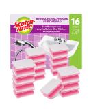 Scotch British Bathroom Cleaning Sponge Pack - 16 Soft Sponges for Sensitive Surfaces - Buy Online on SooperMarket.com