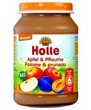 Holle Organic Apple & Plum Pack of 6 (6 x 190g) - Buy Internationally | Best Baby Food - Buy Online on SooperMarket.com