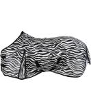 RL24 Zebra Flying Ceiling - Tear-Resistant Horse Blanket | Fine-Meshed WeideDecke for Insect Protection | Outdoor Use | 165cm Black & White - Buy Online on SooperMarket.com