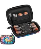 Casemaster Sentinel 6 Dart Case - Holds Tips, Shafts, Flights & More - Impact & Water Resistant - Tie Dye - Ideal for Steel Tip & Soft Tip Darts - Buy Online on SooperMarket.com
