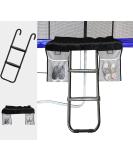 Eurmax USA Universal Easy-to-Assemble Trampoline Ladder Trampoline Slide with Shoes Pocket Ladder w/ shoes pocket - Buy Online on SooperMarket.com