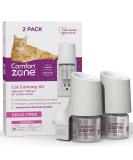 Comfort Zone 2 Diffusers Plus 2 Refills Cat Calming Diffuser Kit (2-Room Pack) for a Calm Home | Veterinarian Recommended | Reduce Spraying, Scratching, & Other Problematic Behaviors - Buy Online on SooperMarket.com