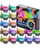 Chameleon Mica Powder - Epoxy Resin Color Pigment 16 Colors Set - Holographic Multicolor Mica Powder - Buy Online on SooperMarket.com