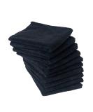 Eurow Microfiber Salon Towel  16 by 29 Inches  Black  Pack of 10 - Buy Online on SooperMarket.com