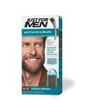 Just For Men Mustache & Beard, Beard Coloring for Gray Hair with Brush Included for Easy Application, With Biotin Aloe and Coconut Oil for Healthy Facial Hair - Medium Brown, M-35 Pack of 1 Medium Brown - Buy Online on SooperMarket.com