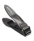 Nail Clippers for Men with Catcher - KLIPP Razor-Sharp Heavy Duty Self-Collecting Nail Cutters with Ergonomic Lever Keep Fingernails and Toenails Impeccably Manicured - Includes Ziplock Pouch - Buy Online on SooperMarket.com