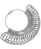 MUDDER Stainless Steel Finger Sizer Measuring Ring Tool, Size 1-13 with Half Size, 27 Pcs - Buy Online on SooperMarket.com