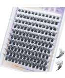 Lash Clusters DIY Eyelash Extensions 120 Clusters Lashes C Curl LASH Individual Eyelash Clusters Extensions Wispy Lashes Cluster DIY at Home by MAEXUS (0.07MM W11L 8mm-16mm mix) - Buy Online on SooperMarket.com