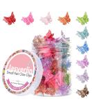 JASVERLIN Glitter Small Butterfly Hair Clips Sparkly Colorful Hair Accessories for Girls and Women - 90s Y2K Cute Mini Tiny Claw Clips in 10 Assorted Colors Set of 50 (Glitter Color) - Buy Online on SooperMarket.com