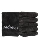 Arkwright Microfiber Makeup Remover Cloths - 6-Pack Black 13x13 Inch Soft Coral Fleece - Buy Online on SooperMarket.com