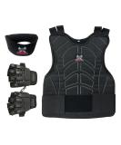 Maddog Sports Padded Chest Protector Tactical Half Glove & Neck Protector Combo Package Black Small / Medium Gloves - Buy Online on SooperMarket.com