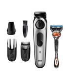 Braun Beard Trimmer BT5260 - Cordless Rechargeable Hair Clippers for Men with Mini Foil Shaver & Detail Trimmer - Buy Online on SooperMarket.com