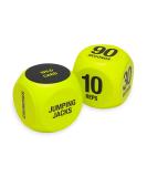SPRI Exercise Dice for Group Fitness & Classes - Includes Push Ups, Squats, Lunges, Jumping Jacks, Crunches & Wildcard - with Carrying Bag - Buy Online on SooperMarket.com
