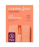 Cleanlogic Bath and Body Exfoliating Body Scrubber  Large Exfoliator Tool for Smooth and Softer Skin  Daily Skincare Routine  Assorted Colors  3 Count Value Pack 3 Count (Pack of 1) - Buy Online on SooperMarket.com