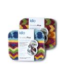Kilo LSET24 Scrubby Plus-Non-Scratch Scourer with Delicate Cleaning Cloth Side Multi-Purpose-Set of 2 Colour One Size 17x14cm Set of 2 - Buy Online on SooperMarket.com