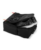 Fitdom Tactical Golf Shoe Bag - Black Zippered Carrier with Ventilation & Pockets - Buy Online on SooperMarket.com