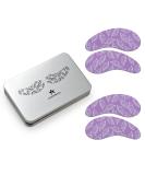 Amathings (2 pairs) Reusable eye pads made of 100% silicone without serum-eye pads in high-quality storage box-skin care against anti-aging tear bags & wrinkles 2 pairs (4 pieces) - Buy Online on SooperMarket.com