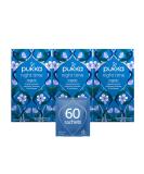 Pukka Organic Tea Bags  Night Time Herbal Tea with Chamomile  Lavendar & Valerian  Perfect for Easing into a Soothing Sleep  20 Count (Pack of 3) 60 Tea Bags Night Time 60 Tea Bags - Buy Online on SooperMarket.com