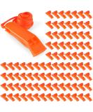 100 Pieces Emergency Whistle with Lanyard for Safety Camping and Survival - Loud Blast for Hiking, Boating, and Hunting - Buy Online on SooperMarket.com