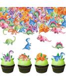 Buy Catelves 50 Edible Dinosaur Cake Decorations | Dino Tortendeco & Birthday Party Supplies - Buy Online on SooperMarket.com