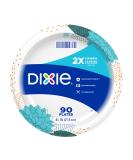 Dixie Paper Plates, 8  inch, Lunch or Light Dinner Size Printed Disposable Plate, Packaging and Design May Vary 90 Counts (Pack of 1) - Buy Online on SooperMarket.com