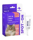 Vetasan spot-on for cats 4-7kg (m) |Against fleas & ticks |3 months of protection |Without chemistry |Ticket for cats |Flea and tick protection for cats 4-7 kg (m) - Buy Online on SooperMarket.com
