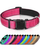Joytale Reflective Dog Collar for Small Dogs - Hotpink S | Durable Stylish & Safe - Buy Online on SooperMarket.com