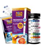 Freshwater Aquarium Test Strips 6 in 1 - Fish Tank Test Kit for Testing pH Nitrite Nitrate Chlorine General & Carbonate Hardness (GH & KH) - Easy to Read Wide Strips & Full Water Testing Guide, 116 Ct - Buy Online on SooperMarket.com