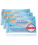 Generically ZVG 3 packs moist antibacterial washing gloves (24 pieces) perfume -free washing gloves moist washing gloves washing gloves for bedridden patients one -off rabbits - Buy Online on SooperMarket.com