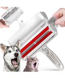 ChomChom Pet Hair Remover - Reusable Cat and Dog Hair Remover for Furniture Couch Carpet Car Seats and Bedding - Eco-Friendly Portable Multi-Surface Lint Roller & Animal Fur Removal Tool - Buy Online on SooperMarket.com