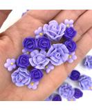 Violet Icing Flowers 30 Count Pack - Small Purple Edible Roses & Lavender Sprinkles by Simply Sucr - Buy Online on SooperMarket.com