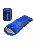 0 Degree Winter Sleeping Bag for Adults (450GSM) - 5F to 32F Temp Range, Waterproof, Portable, Compression Sack - Royal Blue, Ideal for Camping, Hiking, Backpacking - Big and Tall, 4 Season - Buy Online on SooperMarket.com