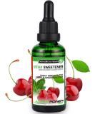 Alphapower Food |Stevia sugar -free flavor drops cherry |100% natural liquid aroma + sugar substitute for water muesli desserts smoothies natural cherry aroma 50.00 ml - Buy Online on SooperMarket.com