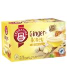 Teekanne World of Ginger and Honey Herbal Infusion Tea with Apple Orange Peels and Honey 20 Teabags - Buy Online on SooperMarket.com