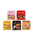 Samyang Hot and Spicy Chicken Buldak Ramen Flavor Instant Noodles Korean Challenge Multipacks Curry Cheese Carbo 2x Spicy (Pack of 25) - Buy Online on SooperMarket.com