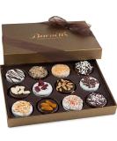 Barnett's Gourmet Chocolate Cookie Gift Basket â€“ 12 Unique Flavors for Holiday & Corporate Gifts - Buy Online on SooperMarket.com